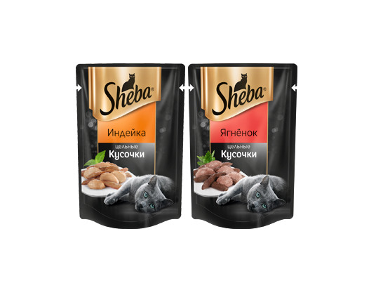 Шеба для кошек взрослых 80г, влаж. корм, пауч (Sheba)