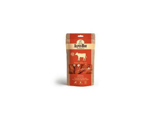 AlpenHof Рулетики из телятины для средних и крупных собак, 80 г