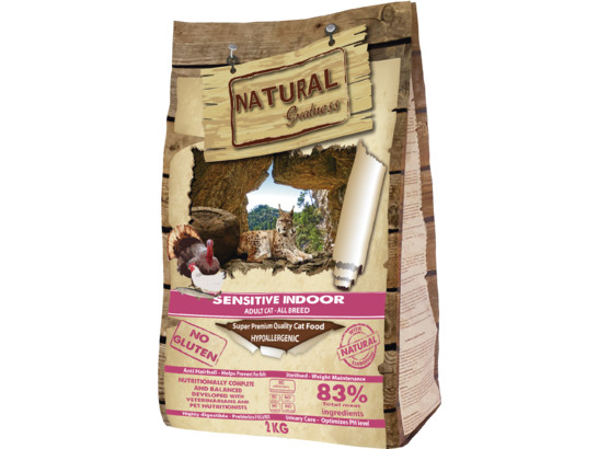Natural Greatness Sensitive Indoor для кошек 2кг, сухой корм