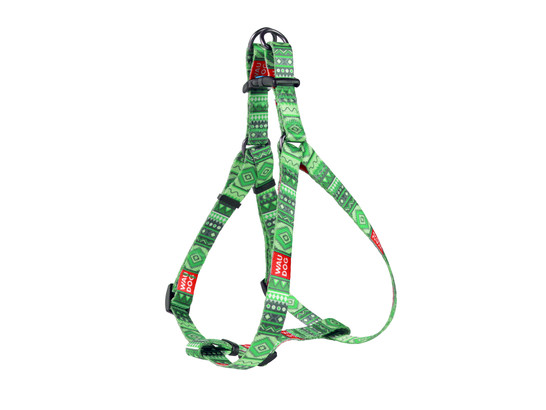 Шлейка 15мм 40-55см Этно Waudog Nylon с рисунком, Коллар
