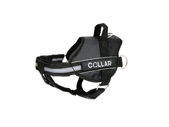 Шлея №4 70-100см Police с фонариком Dog Extreme, Коллар
