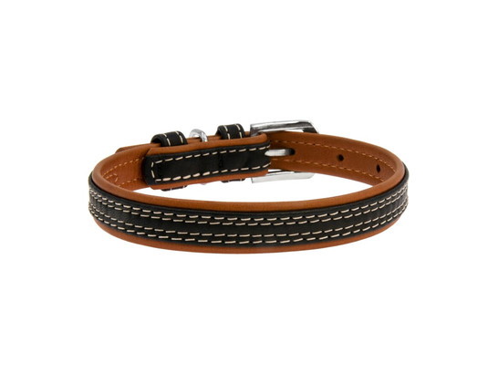 Ошейник 35мм 46-60см черный верх Waudog Soft, Коллар