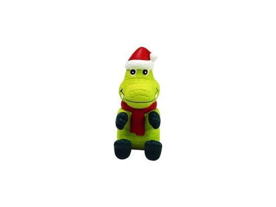 Игрушка для собак Конг Холидей Вигги Санта Аллигатор 13см, Kong Holiday