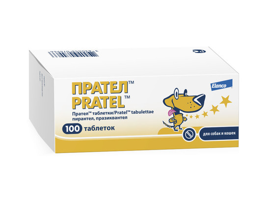 Прател д/к и д/с Блистер (1 таб. на 10кг), 10 таб. блистер, 100 таб. упак, Эланко