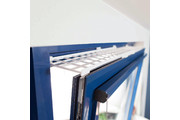 Решетки защитные Трикси на окна сверху и снизу, 75–125 см × 16 см, белый