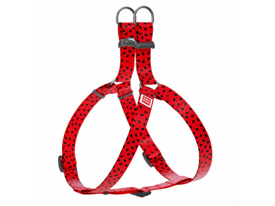 Шлейка 15мм 40-55см Waudog Nylon с рисунком Арбуз