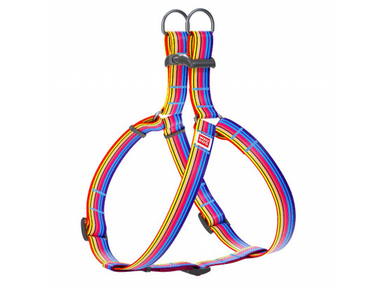 Шлейка 15мм 40-55см Waudog Nylon с рисунком Линия 1