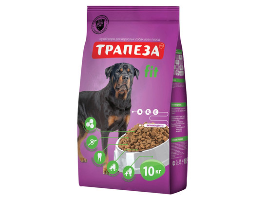 Трапеза д/с Фит, 10кг подверженных регулярным физическим нагрузкам*