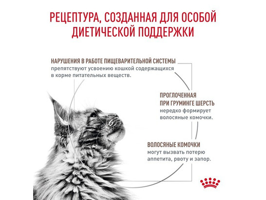 Royal Canin для кошек Gastrointestinal Hairball, 0.4кг