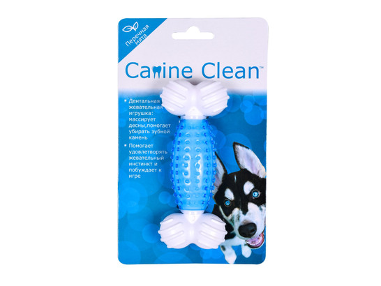 CanineClean игрушка для собак Косточка нейлон/синтетическая резина 12см с ароматом мяты