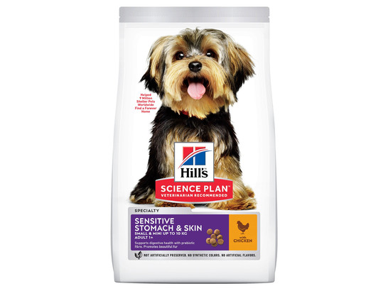 Hill's для собак Science Plan Small & Miniature Adult Sensitive Stomach & Skin, 3.0кг