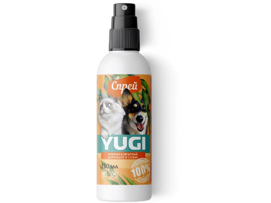 Спрей Юги д/с и кошек Антипаразитарный150мл, YUGI