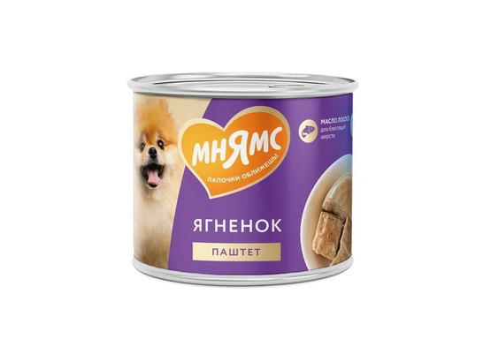 Мнямс Паштет д/с 200г Красивая шерсть, Ягненок, конс.