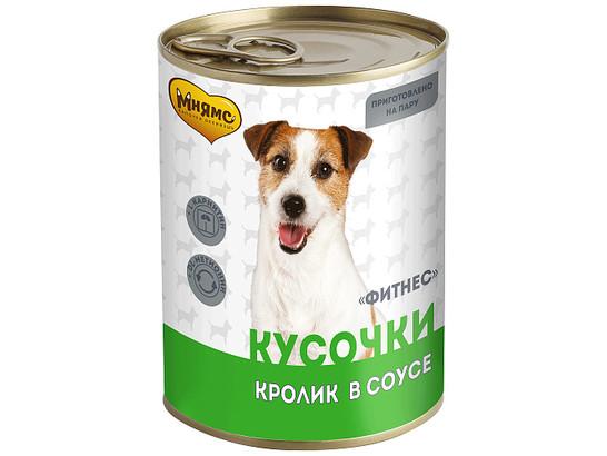Мнямс Кусочки в соусе д/с 400г Фитнес, Кролик, конс.