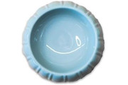 Миска керам. 0,3л для животных с полосками серая, КерамикАрт