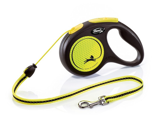 Поводок-рулетка Flexi New Neon cord M 5m 20kg 