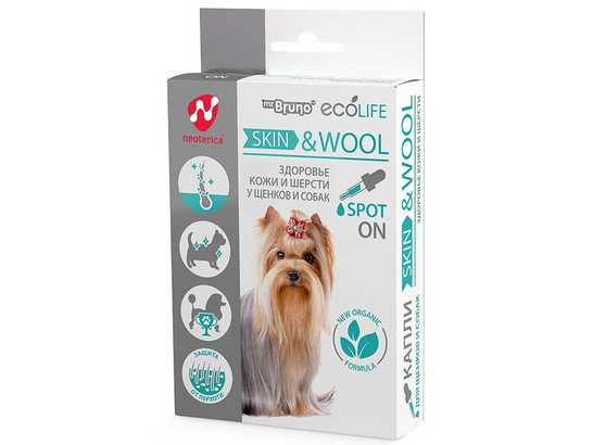 Капли Мистер Бруно Skin&Wool д/с 10мл, 12шт.упак.