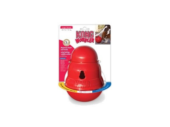 Игрушка д/с средних пород Конг Воблер, интерактивная, Kong Wobbler