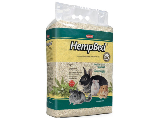 Наполнитель Падован HEMP BED из пенькового волокна для мдж кроликов,грызунов 3кг/30л
