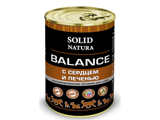Корм Солид Натура Баланс д/с 340г, конс.