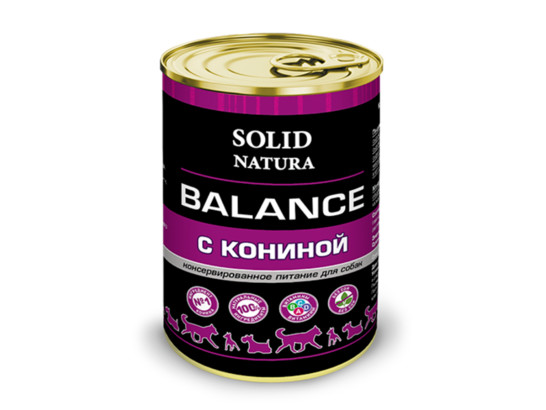 Корм Солид Натура Баланс д/с 340г, конс.