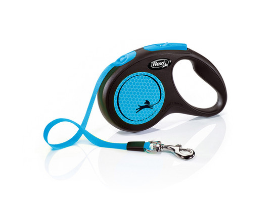 Поводок-рулетка Flexi New Neon tape S 5m 15kg