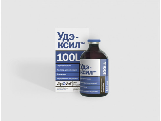 Удэксил 100 LA 10% раствор 100 мл, Alpovet, 50шт упак