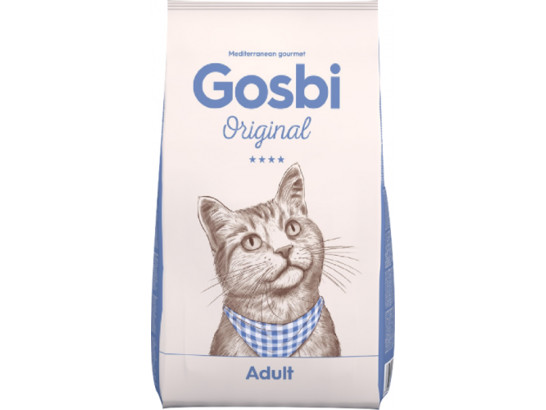 Сухой корм Госби Ориджинал для кошек 1кг, GOSBI