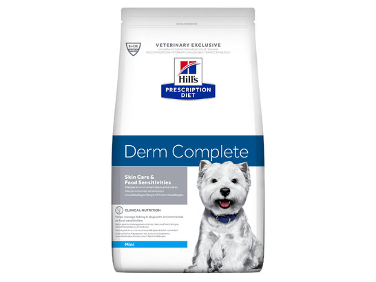 Hill’s для собак Prescription Diet Derm Complete Mini, 1.5кг