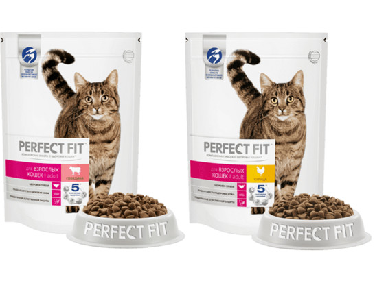 Perfect Fit 650г д/к взрослых, сух.корм