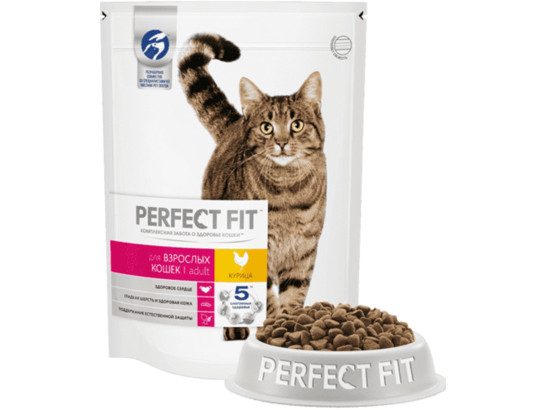 Perfect Fit 190г д/к взрослых, сух.корм