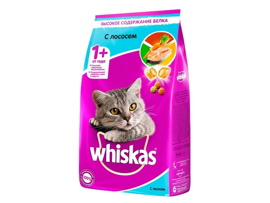 Whiskas 1,9кг Подушечки, сух. корм