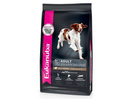 Eukanuba для собак Adult, Ягненок, 1.0кг