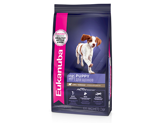 Eukanuba для щенков Puppy, Ягненок, 1.0кг