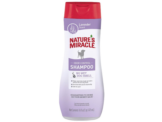 Шампунь Nature's Miracle д/с против запаха с ароматом лаванды 473мл, Lavender Odor Control, 31003
