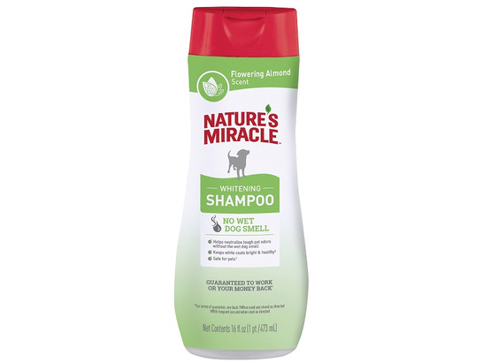 Шампунь Nature's Miracle д/с белых с контролем запаха 473мл, Whitening Odor Control , 31003