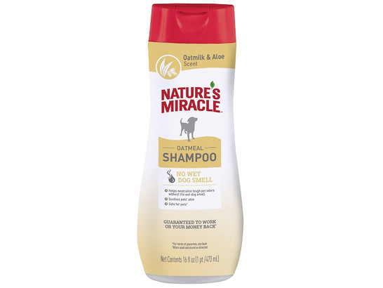 Шампунь Nature's Miracle д/с с овсяным молочком с контролем запаха 473мл, Oatmeal Odor Control,31003
