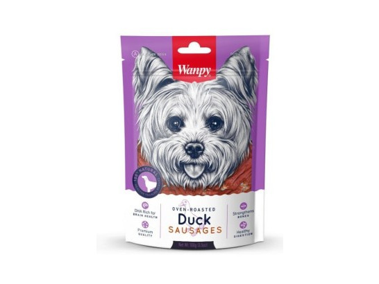 Лакомство Wanpy Dog д/с 100г Утиные сосиски, Wanpy Dog