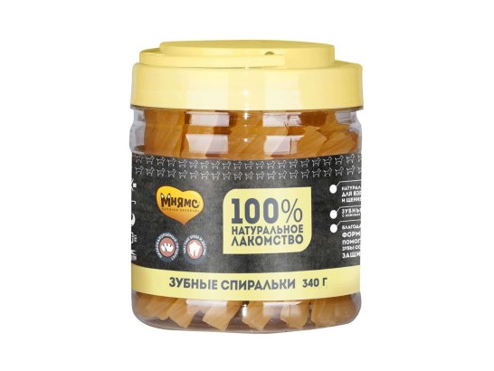 Лакомство Мнямс д/с 340г Зубные спиральки