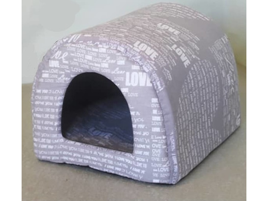 Дом Будка Love 43*30*35см, цвет розовый