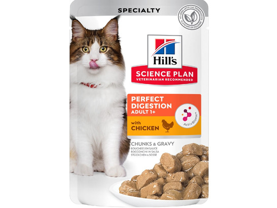 Hill's для кошек Science Plan Perfect Digestion Adult 1+, 0.085кг, пауч