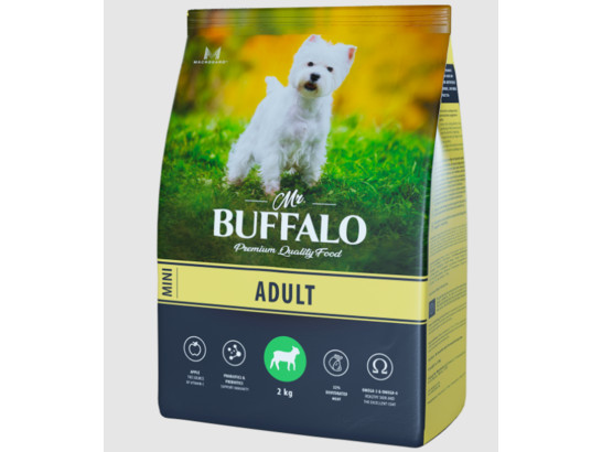 Mr. Buffalo ADULT MINI Сухой корм д/с мелких пород ягненок 2кг, B128