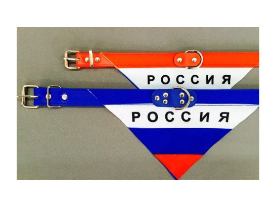Ошейник-бандана Россия 2*40см