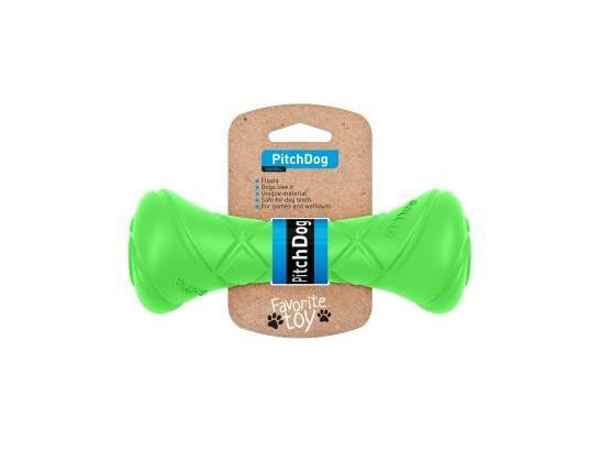 Игрушка д/с PicthDog Игровая гантель для апортировки 19см, d-7, салатовая