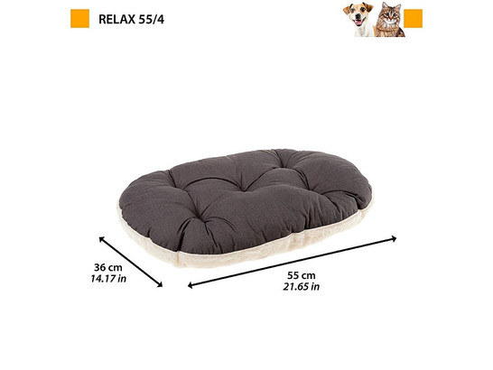 Подушка Ферпласт RELAX F 55/4 PUPPY с мехом, цвета в ассорт
