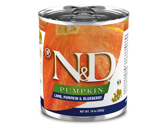 Фармина ND PUMPKIN д/с 285г Ягнёнок, Тыква и Черника, конс.
