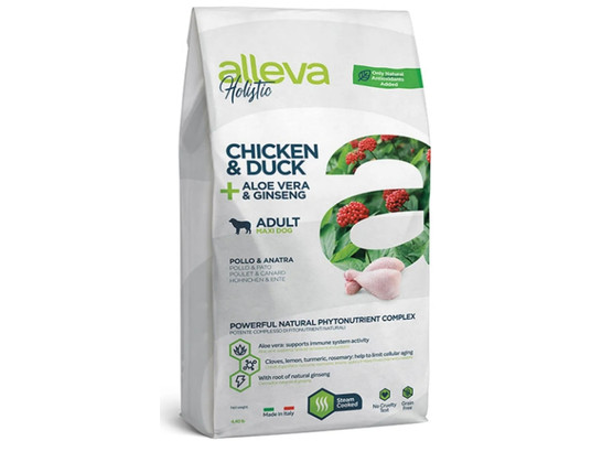 Alleva Holistic Adult Chicken & Duck Maxi 12кг