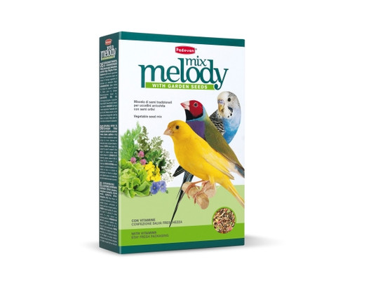 Корм ПАДОВАН д/декоративных птиц 300г, дополнительный д/пения, MELODYMIX, 12шт.упак.