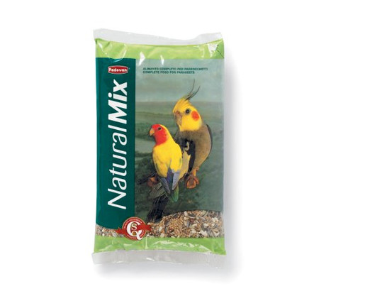 Корм ПАДОВАН д/средних попугаев 850г, основной, NATURALMIX parrocchetti