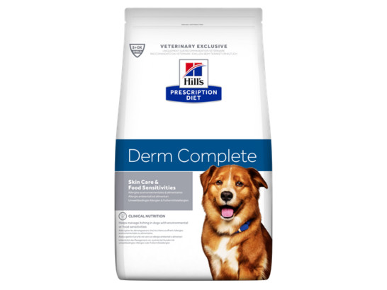 Hill's для собак Prescription Diet Derm Complete, 12.0кг (АКЦИЯ)